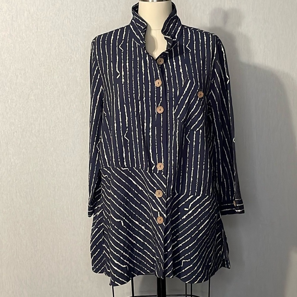 John Mark button down shirt,Striped,sizeM
